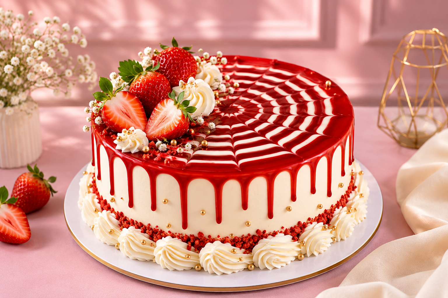 Tempting White Chocolate Cake